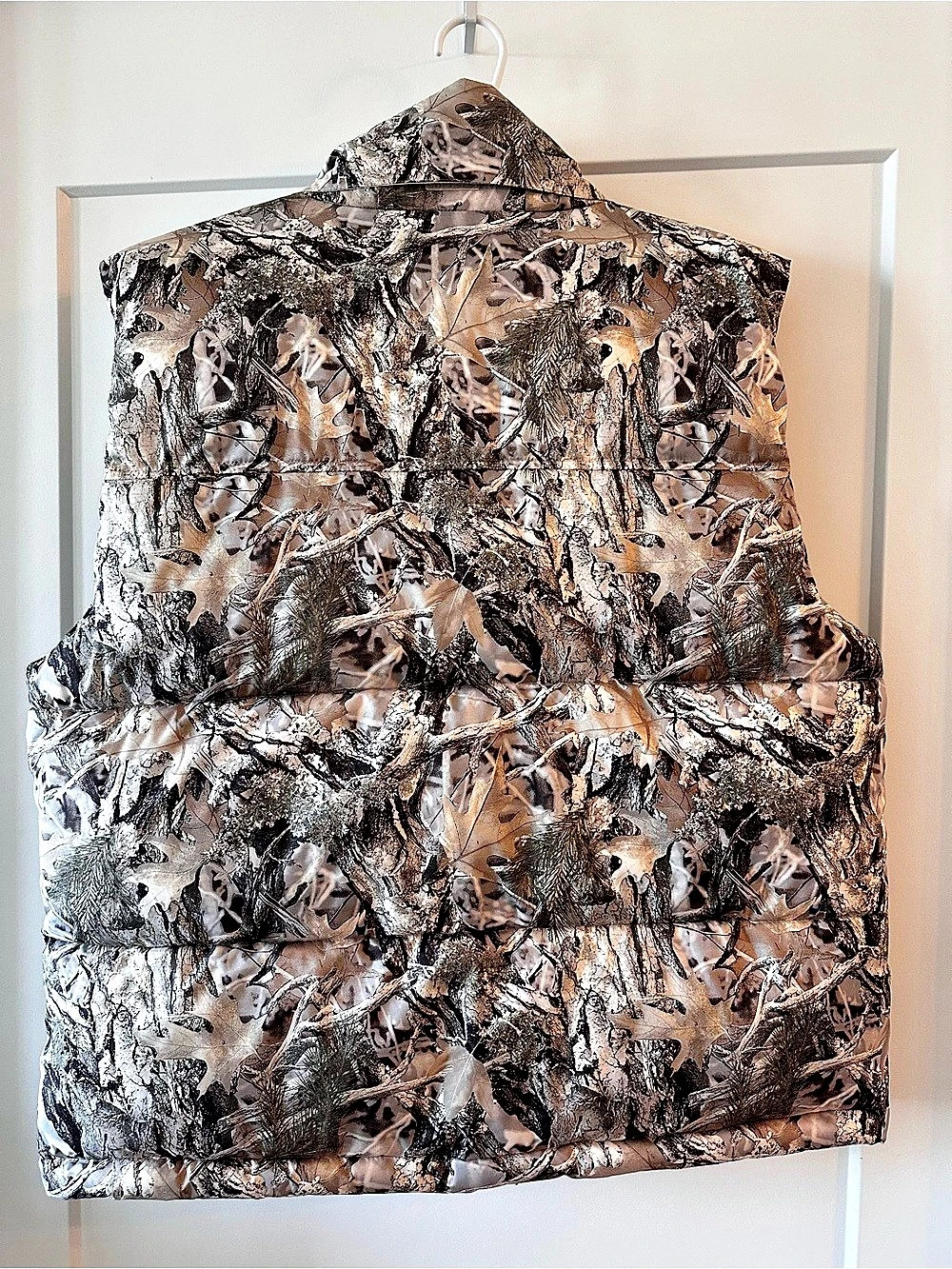 Ardene Camo Puffer Vest Green Camouflage Quilted NWT Size L - Picture 2 of 3